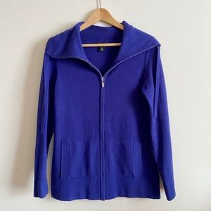 Banana Republic Cashmere Zip-Up Cardigan